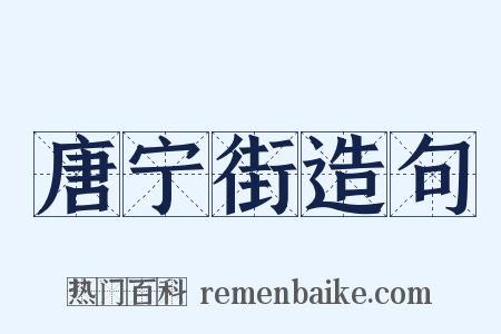 唐宁街造句是什么意思的图片